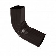 Колено трубы МЕТАЛЛ ПРОФИЛЬ БЮДЖЕТ 76х102 Ral 8017 - строй база