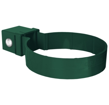 Хомут трубы Kliker ПВХ Grand Line Premium зелёный (инд.упак.) (RAL 6005) - строй база