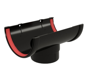 Воронка Классика 120 ПВХ GL черная (RAL 9005) - строй база