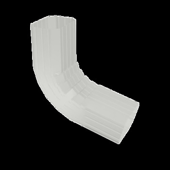 Колено трубы МЕТАЛЛ ПРОФИЛЬ БЮДЖЕТ 76х102 Ral9003 - строй база